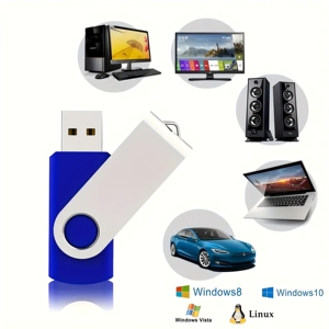 แฟลชไดรฟ์ USB 2.0 64MB-128GB เลือกได้ไดรฟ์ปากกาเมมโมรี่สติ๊กแบบหมุนได้ไดรฟ์เพนไดรฟ์สำหรับจัดเก็บข้อมูลการแชร์ไฟล์ - Product Image 2