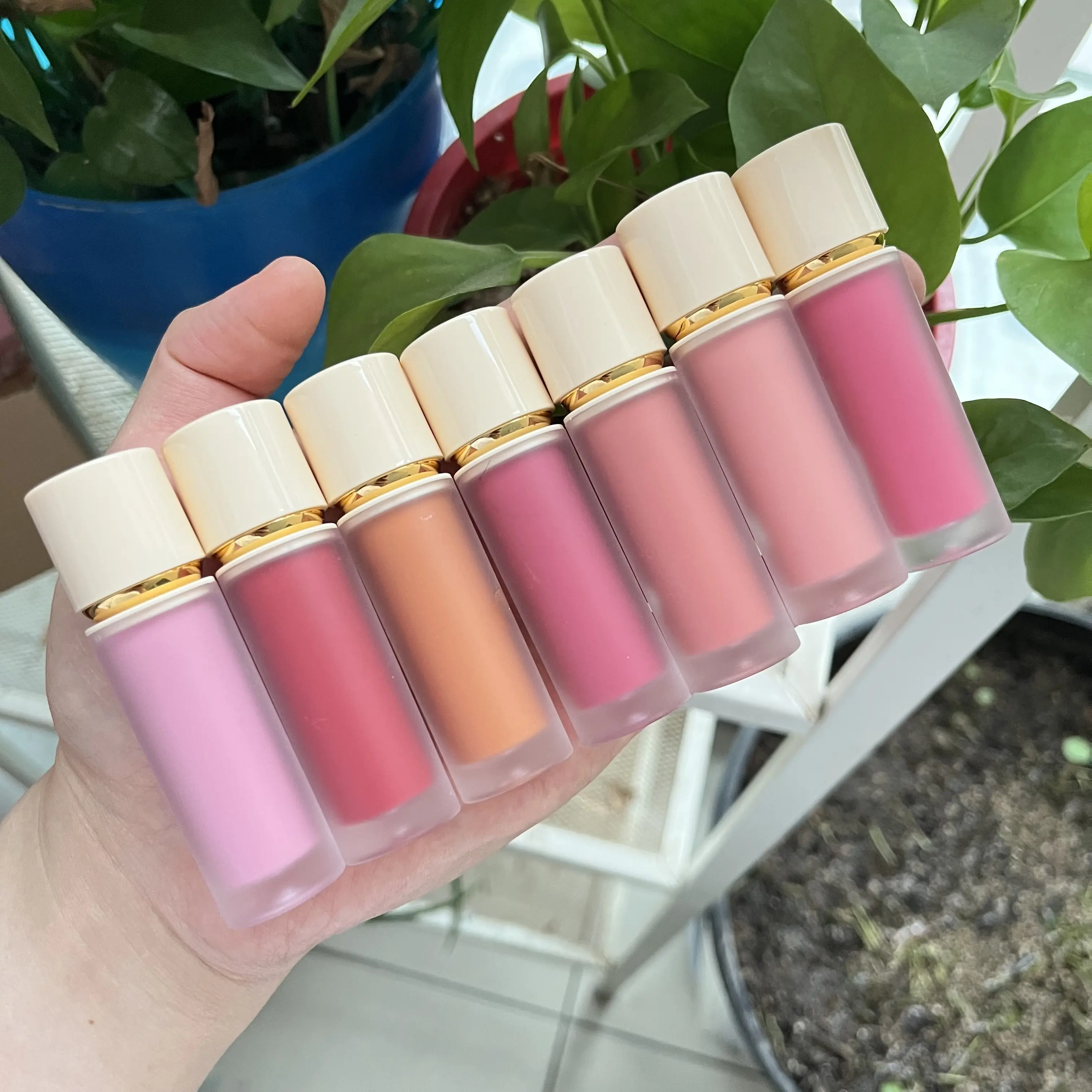 Top xu hướng hiếm vẻ đẹp Blush mềm Pinch Dewy kem lỏng Blush nhãn hiệu riêng