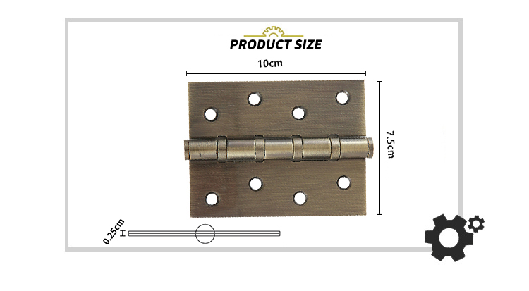 EADER Free samples iron decorative door hinge furniture hardware