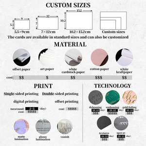 专业定制环保电子商务再订购卡商业折扣券感谢卡二维码 - Product Image 6