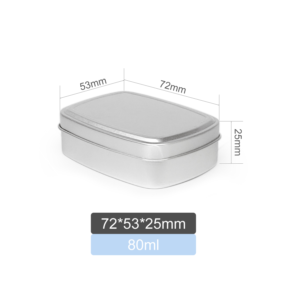 80ml 72*53*25mm