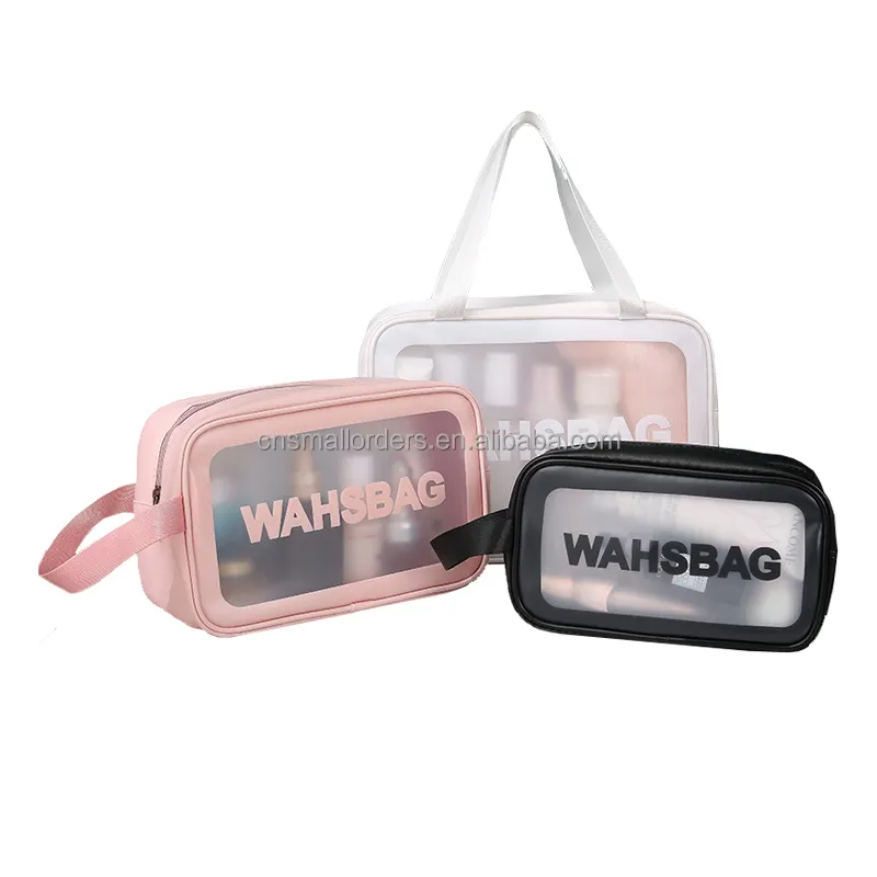Produtos da moda 2024 itens promocionais para presentes corporativos sacolas de cosméticos transparentes para mulheres e homens, sacolas de viagem para natação