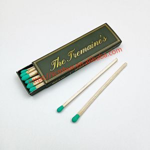 Özel altın folyo ordu yeşil Matchboxes özel Premium desenli karton kişiselleştirilmiş renkli maçlar - Product Image 4