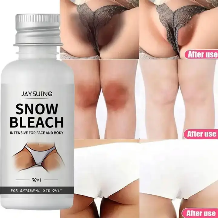 Venda quente 100% Natural Lightening Dark Spot Removedor Íntimo Parte Privada Bikini Área Snow Bleach Whitening Creme