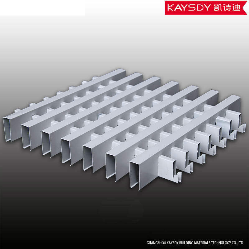 Modern Style Lattice Ceiling Metal Create Open T Grid Ceilings Design Open Cell Ceiling