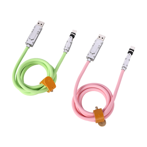 สายซิลิโคนหมุนได้540องศาสำหรับชาร์จไฟ USB Type C - Product Image 1