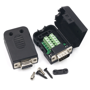 ขั้วต่อตัวผู้แบบ DB9ที่มีขั้วต่อแบบไม่มีการถ่ายโอน COM RS232ขั้วต่อแบบไม่ DB9สาย D-SUB หลุดประเภทผลิตภัณฑ์ - Product Image 1