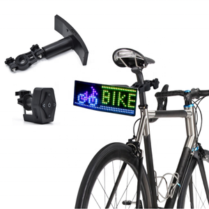 App Programmable Bicycle Tail Light Message <strong>Moving</strong> Remote <strong>Control</strong> Bicycle Turn Signal Diy <strong>Text</strong> Led <strong>Display</strong> for Bicycle Bike - Product Image 1