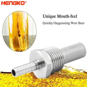 Thiêu kết 316L thép không gỉ Bộ lọc không khí khuếch tán sục khí cacbonat đá CO2 Ozone oxy khuếch tán khí sparger - Product Image 5