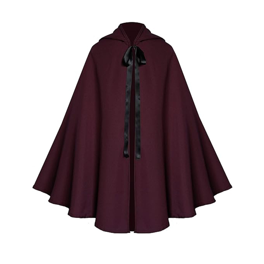 25gz3153 Robe des Reliques de la Mort, rouge vin