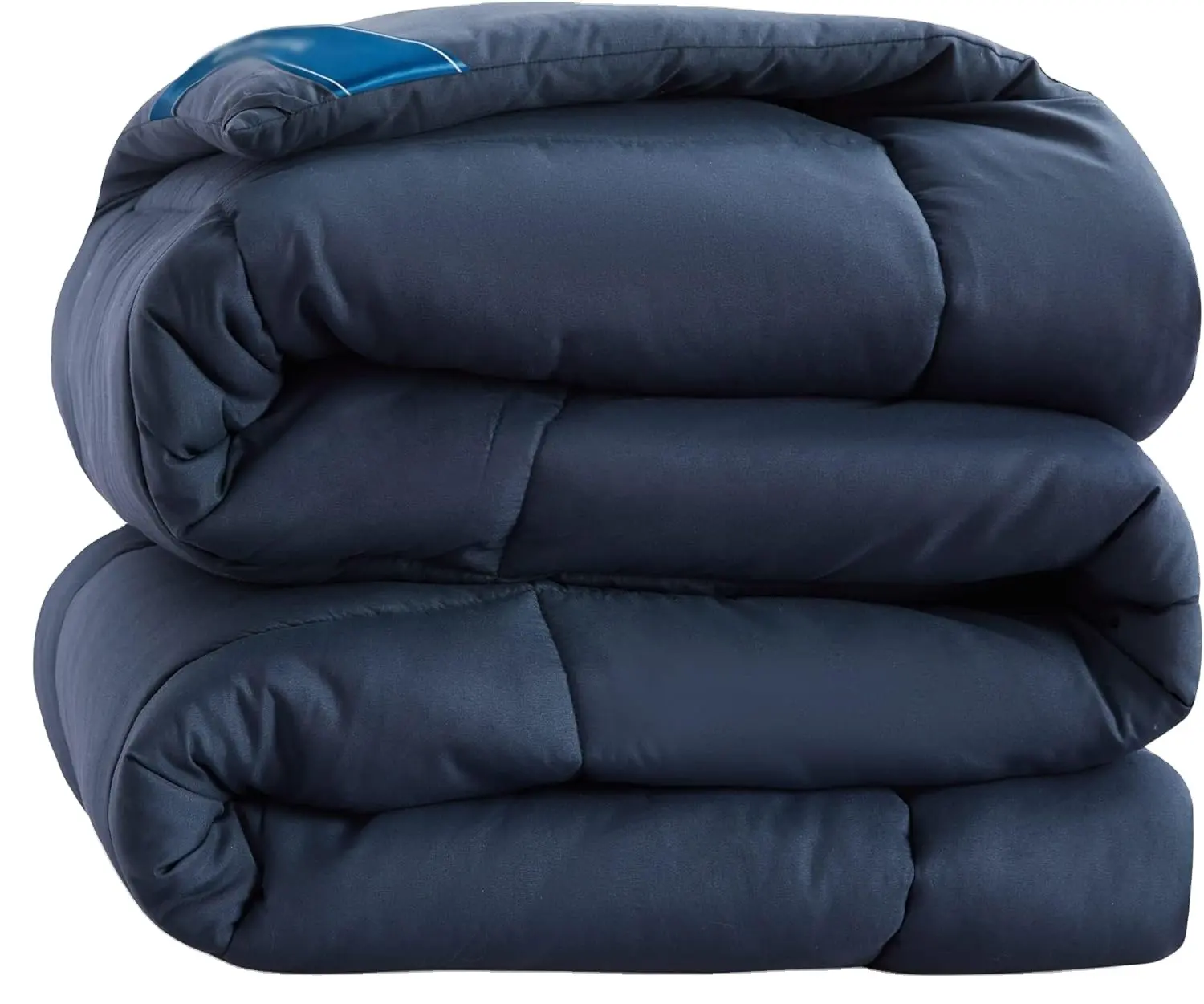 Four Season Comforter Hotel musim dingin selimut biru Microfiber tempat tidur Quilt USA UK