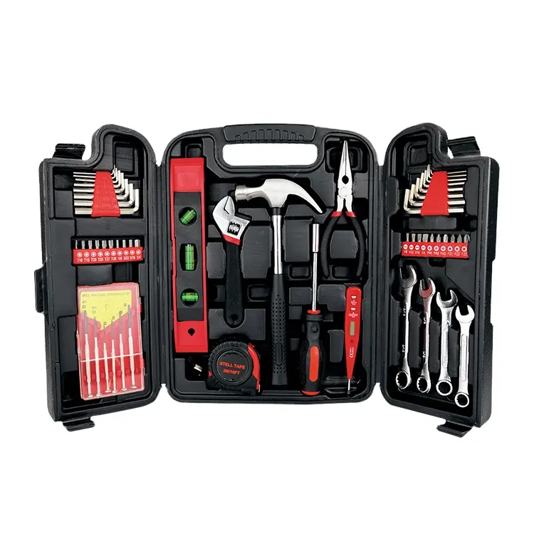 53 in 1 household diy repair tool kit professional plastic cases box package tool sets
