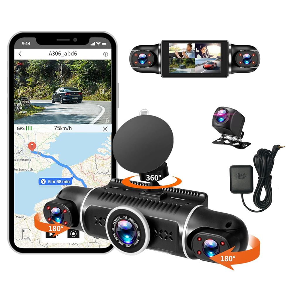 Noir (4CH+wifi+gps)