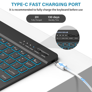 Computadora de escritorio USB delgada, nuevo teclado óptico inalámbrico BT, Combo de ratón, Material ABS para PC, portátil, interfaz de unidad USB 3,0 - Product Image 2