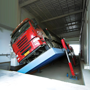 Logistics Engineering Mining Self Dumping Machine, Automatic <strong>Unloading</strong> Tool Hydraulic Flip Plate <strong>Unloading</strong> Platform