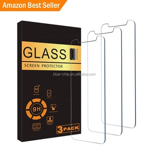 Ekran koruyucu için uyumlu iPhone 12 2 paketi temperli cam + 2 paketi kamera Lens koruyucu kolay kurulum ile HD temizle - Product Image 3