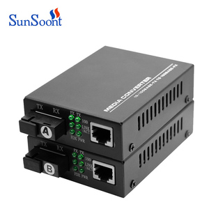 Ethernet fibra canale interruttore Media Converter Video fibra ottica ricetrasmettitore trasmettitore e ricevitore IP/TCP tipo di rete