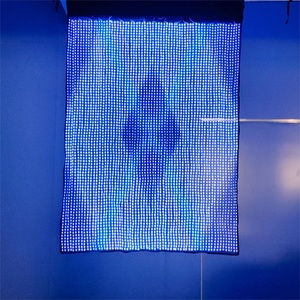 Bandiera colorata luminosa programmata natale Led danza telecomando visive Pole bandiere con luce - Product Image 5