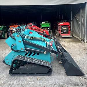 Free Shipping Cheap Mini Skid Steer Loader EPA/EURO 5 Diesel Mini Skid Steer Loaders Crawler Driving Style Mini Wheel Loader - Product Image 6