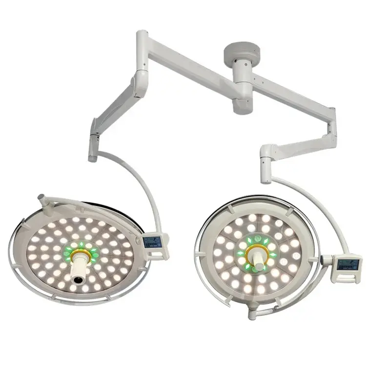 Hospital Ceiling Mounted Shadowless LED Operating Light Theater LED Surgical Lamp