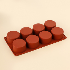 Set 8 reçine silikon sütunlu kalıpları pişirme sabun olay tatlılar dahil tepsi aracı standı modeli çörek epoksi paketlenmiş çanta - Product Image 5