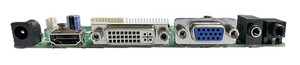 Placa controladora LCD compatible con VGA DVI Resolución de soporte de entrada 1920x1200 FHD LVDS Pantalla de señalización digital Panel LCD