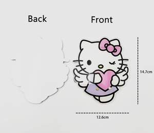 Biểu Tượng Tùy Chỉnh Dễ Thương Màu Hồng Tím Hình Trái Tim <span class=keywords><strong>Hello</strong></span> <span class=keywords><strong>Kitty</strong></span> Acrylic Lông Mi Mở Rộng Khay Phụ Kiện Hình Dạng Hoa Cho Lưu Trữ - Product Image 6