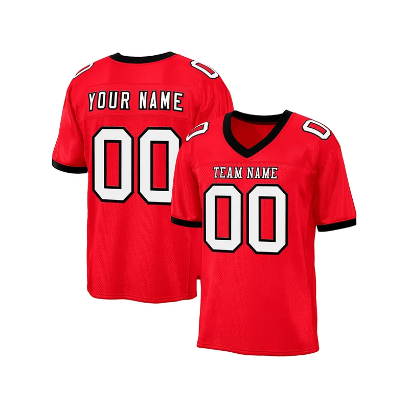 New Arriver Sport Best Fashion Custom Number Men Training Jersey American Footballs Polyester Mesh American Football Jersey