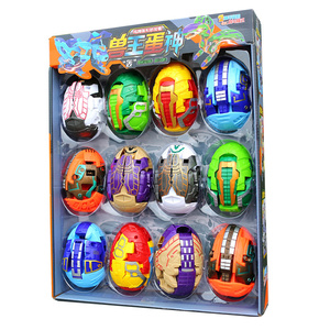 12 Cm Dinosaur Robot Transforming <strong>Toys</strong> 2 in 1 <strong>Transformed</strong> Dinosaur Eggs <strong>Dinobots</strong> Action Figures Gift Dinosaur Robot <strong>Toy</strong> - Product Image 1