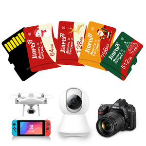 Biểu tượng tùy chỉnh giáng sinh SD TF thẻ nhớ 64GB 8GB 16GB 32GB 128GB 256GB 512GB 128GB Class10 U3 A1 cho điện thoại/máy ảnh/PC/DVR/GPS/PSP - Product Image 3