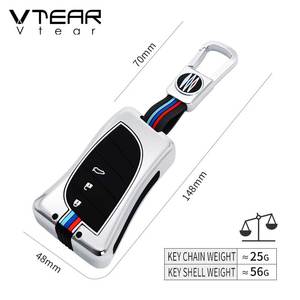 Vtear araba anahtarı durum kapak sevimli uzaktan düğme anahtarı koruma çantası şekillendirici aksesuarları için Lexus ES/LS/CT/IS/GS/UX/NX/RX/GX/LX/LM/LC - Product Image 4
