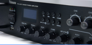 Thinuna VTA-600F II 6 Zones Integrated Power Amplifier Volume Control <strong>USB</strong> Tuner BT Audio Public Address System Mixer Amplifier - Product Image 4