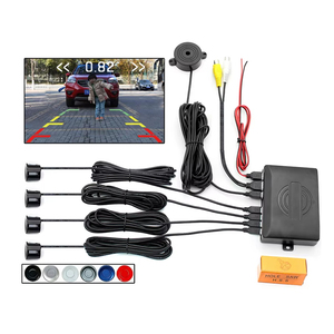 GreenYi Car Video Parking <strong>Sensor</strong> with 4 <strong>Sensors</strong> <strong>Sensor</strong> <strong>Reverse</strong> Assistance Backup Radar Detector for Monitor <strong>Camera</strong> <strong>System</strong> - Product Image 1
