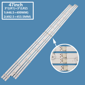 Aluminum TV <strong>LED</strong> Backlight bar <strong>Lg</strong> 47'' ROW2.1 REV0.7 6916L-1214A/1215A/1216A/1217A for <strong>LG</strong> LC470DU 47LN5200 47LN5400 - Product Image 1