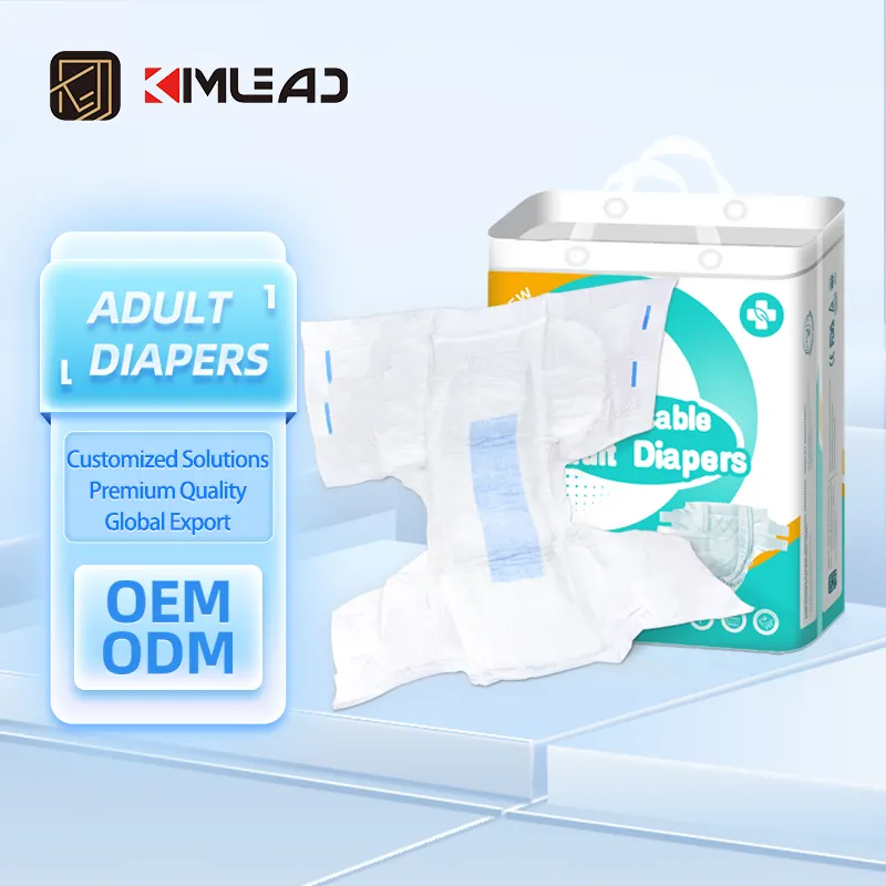 Venta al por mayor baratos a granel pañales para ancianos Unisex Ultra grueso pañales para adultos desechables impresos Abdl muestra gratis XXL