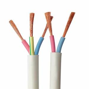 Çok çekirdekli yuvarlak <span class=keywords><strong>380v</strong></span> PVC kılıf 3 çekirdekli esnek esnek çok iletken bakır güç kablosu