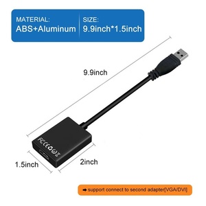 USB 3.0 to <strong>HDMI</strong> Adapter with Audio <strong>Output</strong> for Computer Laptop and PC and HDTV / Monitor /Projector and More