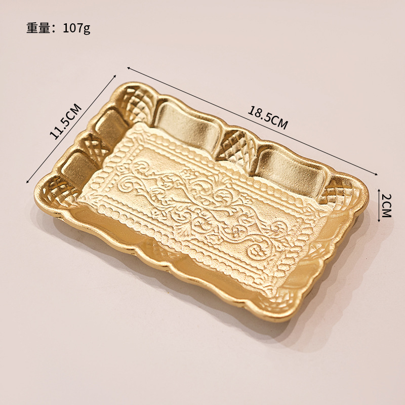 Rectangular French fruit plate