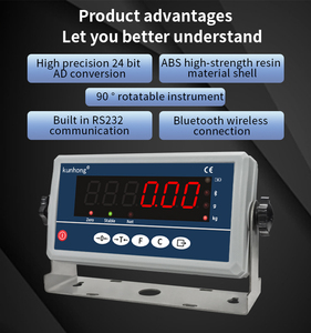 High Accuracy LED Display KH-2199-F1Weighing <strong>Indicator</strong> for Floor Scale Bench Scale Communication <strong>Functions</strong> - Product Image 2