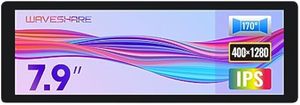 Waveshare 7.9inch IPS Display, 400*1280 Pixel, Compatible with <strong>Raspberry</strong> <strong>Pi</strong> 5 Hi-Fi Speaker, Without Touch <strong>Function</strong> - Product Image 2