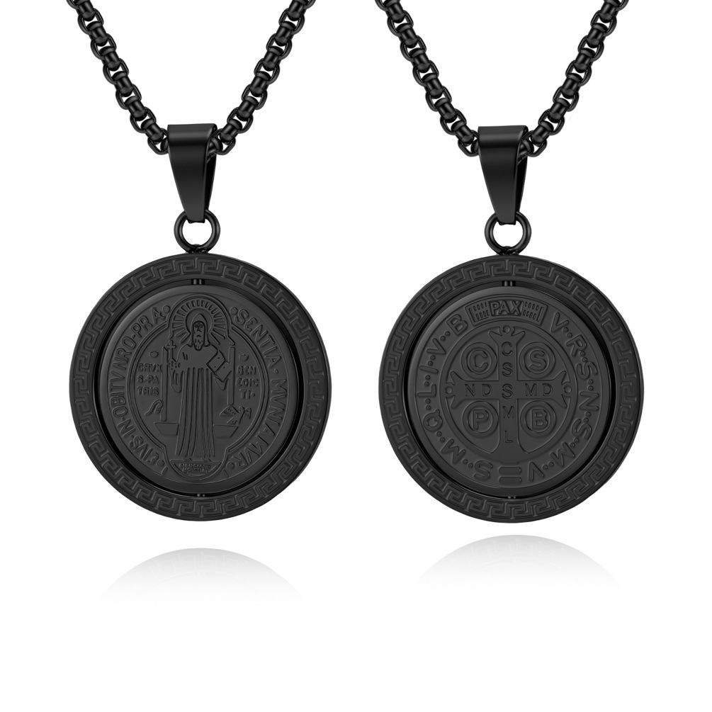 Black Single Pendant No Chain
