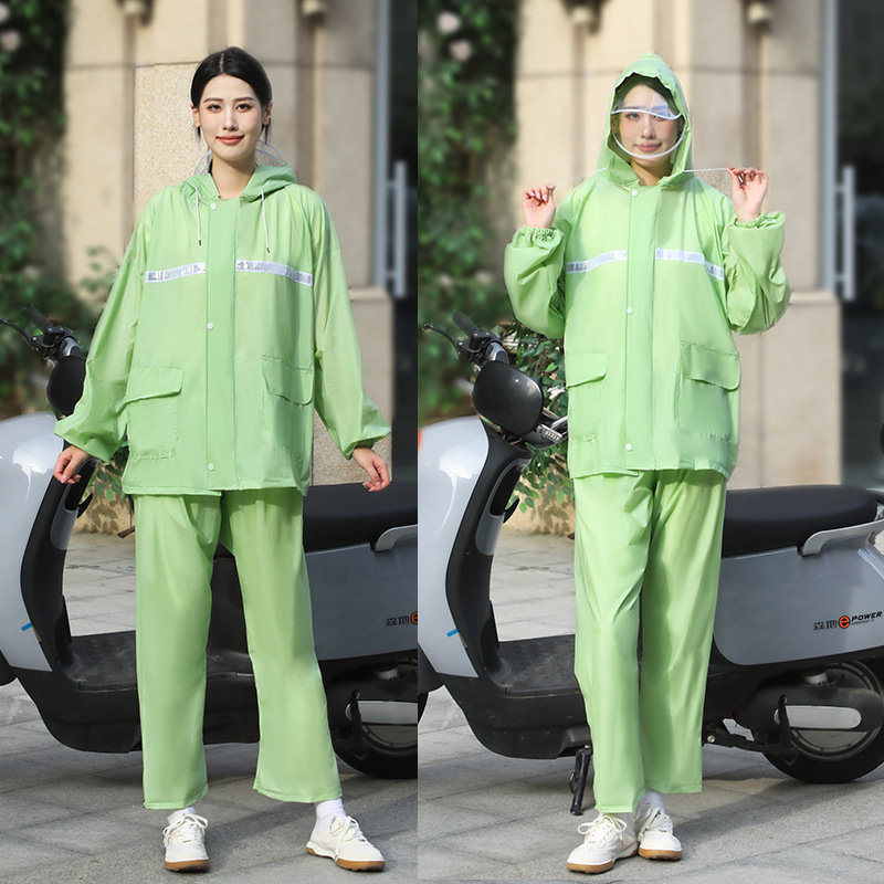 PVC full plastic thickening-pocket face-fruit green