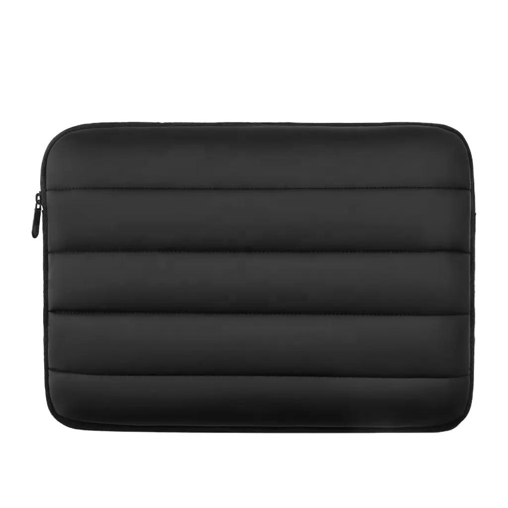 Spot Hot Selling Quilted Computer Bag Neutral 13 Inch 15 Inch 17 Inch Notebook Protective Puffy Laptop Sleeve Case