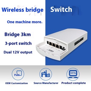 <strong>Wireless</strong> Access Point Switch Repeater Bridge <strong>Wireless</strong> Bridge Transceiver for Fiber Optic Equipment Communication <strong>Networking</strong> - Product Image 5