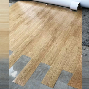 PVC vinil döşeme Modern kapalı siyah gri mantar parke ofis tahta 2mm 3mm kendinden yapışkanlı LVT LVP ve şık - Product Image 6