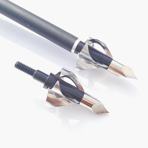 100 tane Broadhead ok uçları 360 yuvarlak hızlı çekim noktası ucu okçuluk avcılık noktaları - Product Image 5