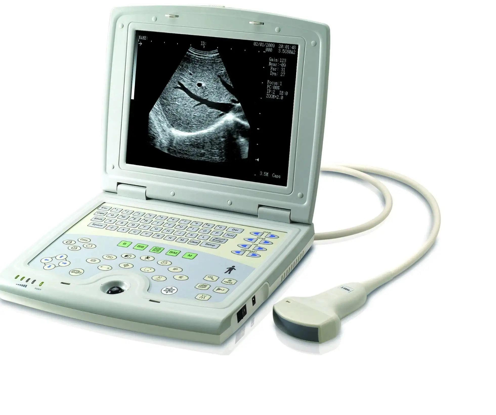 Portable Vet Veterinary Abdominal Ultrasound Scanner Handheld Device On Cow Dog Cat Horse