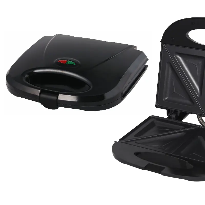 Sandviç basın ızgara waffle makinesi bakalit siyah renk tost ızgara makinesi kahvaltı ev kullanımı