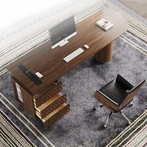 Ufficio semplice Computer Desktop teak legno scrivania da studio tavolo da studio in legno scrivania da studio in legno - Product Image 3