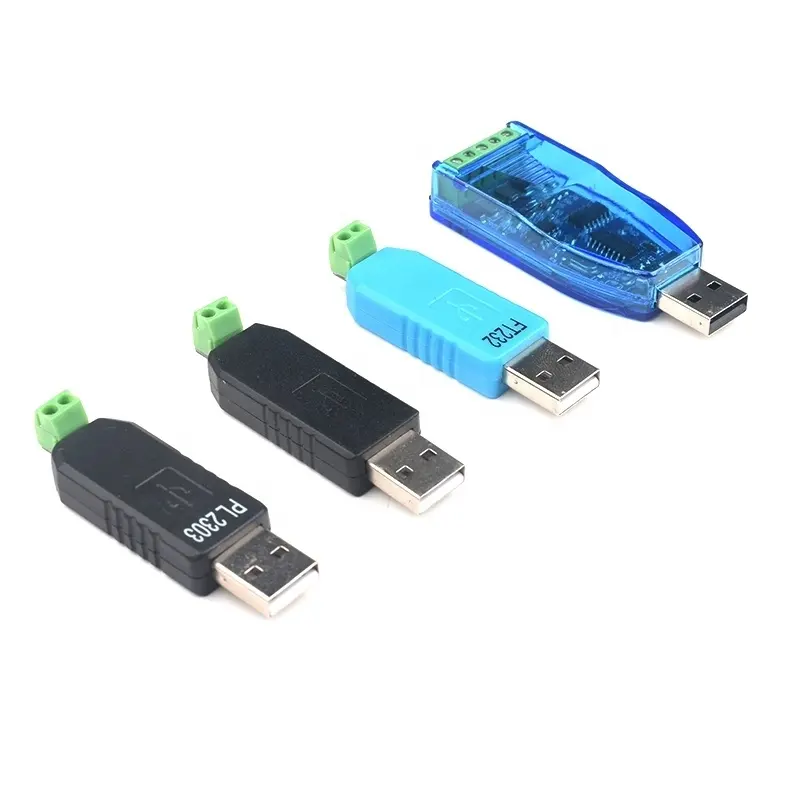 Módulo de comunicación USB a RS485 RS232, convertidor de cable serie semidúplex bidireccional, protección TVS